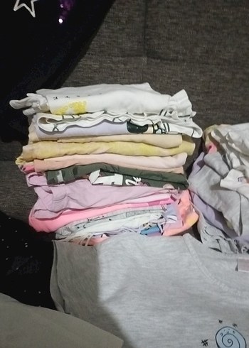 kiz çocuk tisört, elbise ve sortlar - Görsel 11