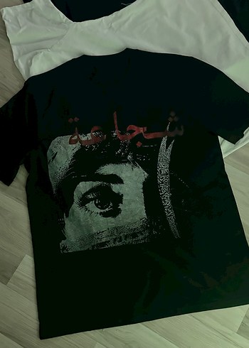 Siyah Baskılı Kısa Kollu Erkek Tişört - Görsel 4