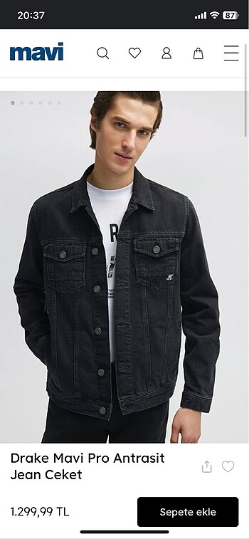 Mavi Black Pro Jean Ceket