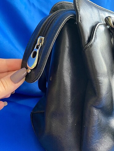 Gerçek Deri Vintage Y2K Çanta - Görsel 10