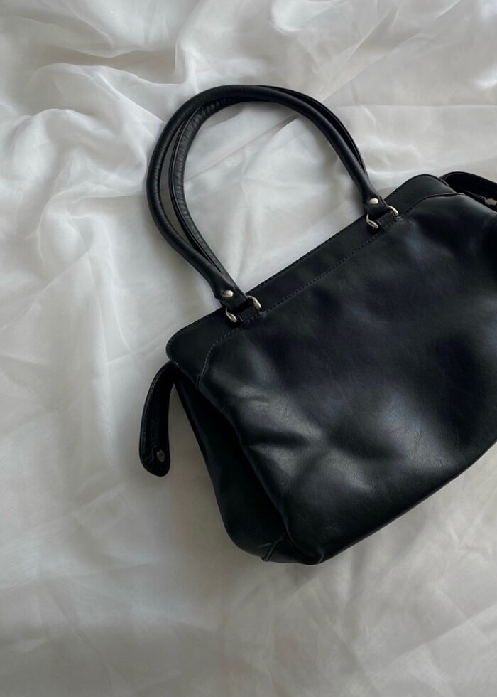 Gerçek Deri Vintage Y2K Çanta - Görsel 2