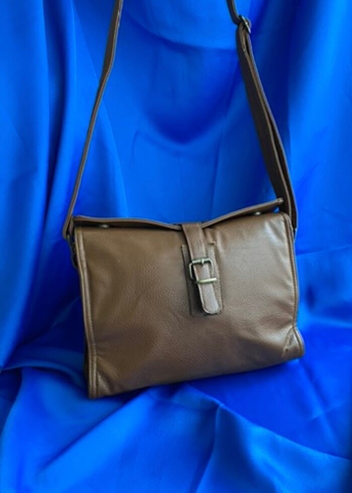 Gerçek Deri Vintage Y2K Çanta - Görsel 2