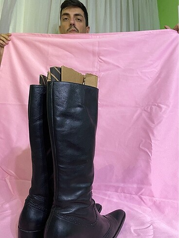 Deri Kovboy Çizmesi - Görsel 5