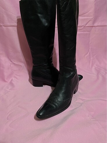 Deri Kovboy Çizmesi - Görsel 18
