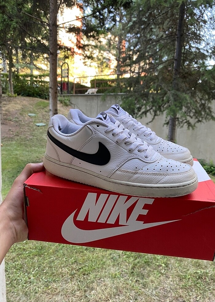 Nike Court Vision White Black - Görsel 2