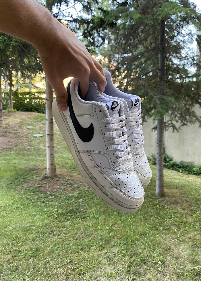 Nike Court Vision White Black - Görsel 3