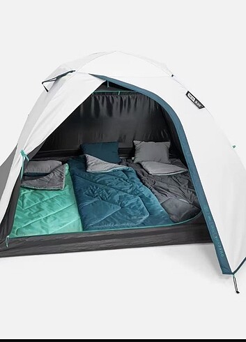Beden Renk Decathlon Quechua MH100 Fresh&Black 3 kişilik kamp çadırı