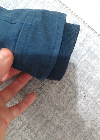 7 Yaş Beden lacivert Renk Çocuk kışlık kaban