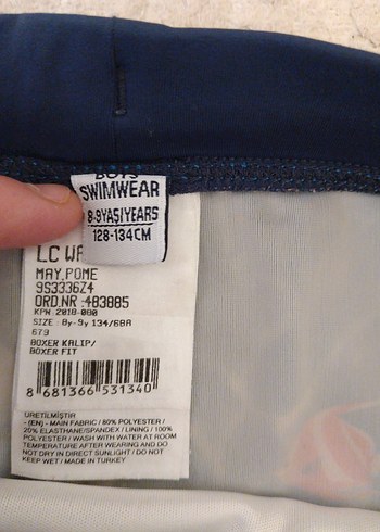 Renkli Balık Baskılı Erkek Çocuk Mayo - Görsel 2