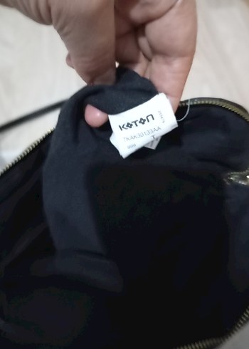 Siyah Deri Fermuarlı Kadın Çanta - Görsel 5