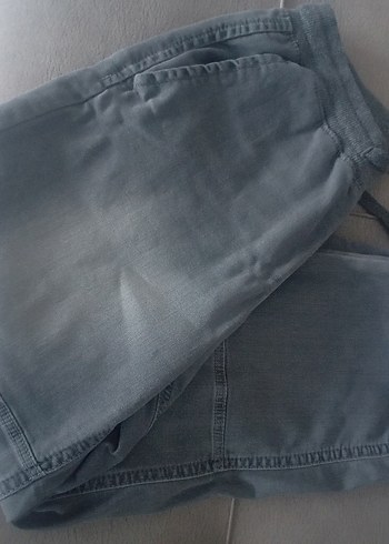 Gri Erkek Çocuk Bol Kesim Kot Pantolon - Görsel 4