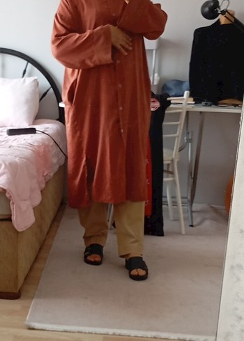 Uzun Kesim Rahat Kadın Tunik - Görsel 2