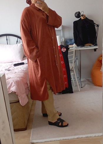 Uzun Kesim Rahat Kadın Tunik - Görsel 7