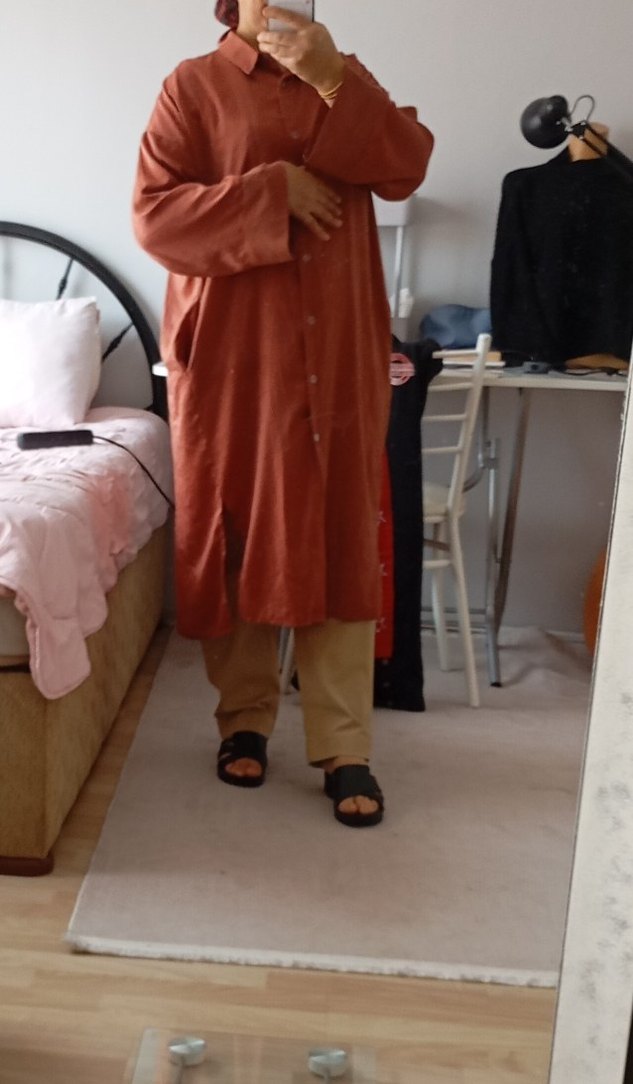 Uzun Kesim Rahat Kadın Tunik - Görsel 2