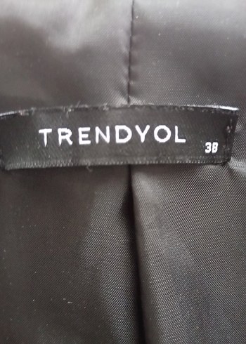 Düğmeli Gri Kadın Blazer Ceket - Görsel 7