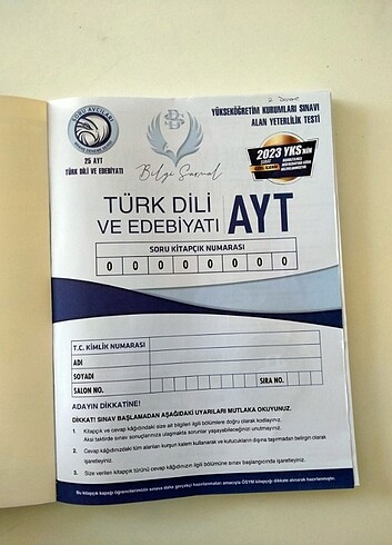  Yks Ayt edebiyat deneme 