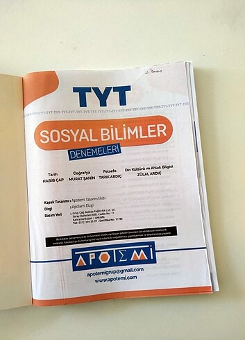  Yks tyt sosyal deneme 