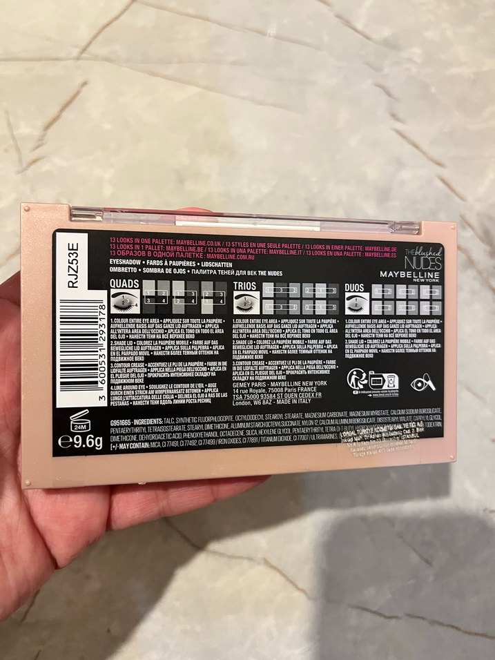 Maybelline Blushed Nudes Far Paleti - Görsel 5