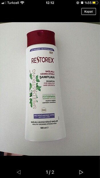 Restorex şampuan