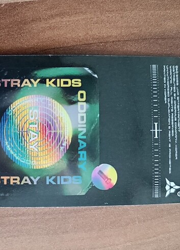  STRAY KİDS BANGCHAN VE FELİX PHOTOCARD ORİJİNAL 