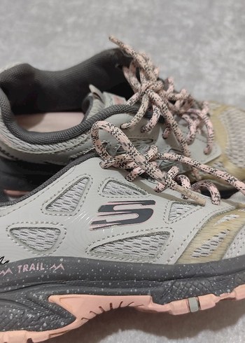 Gri Bağcıklı Kadın Spor Ayakkabı dar kalıp - Görsel 6