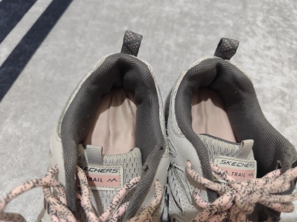 Gri Bağcıklı Kadın Spor Ayakkabı dar kalıp - Görsel 4