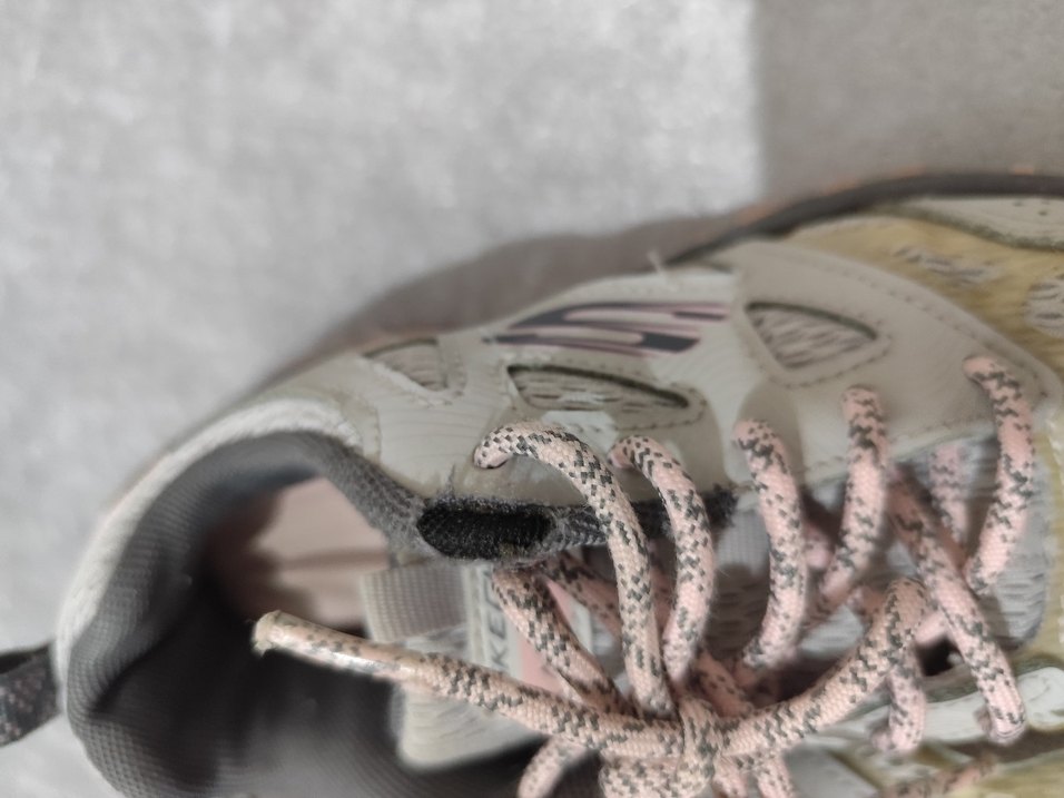 Gri Bağcıklı Kadın Spor Ayakkabı dar kalıp - Görsel 3