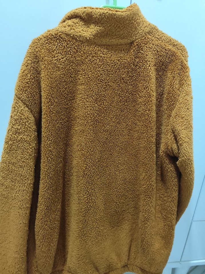 Kadın Kahverengi Fermuarlı Sıcak Ceket - Görsel 3