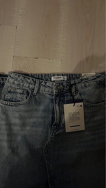 m Beden mavi Renk Pull&bear kot etek