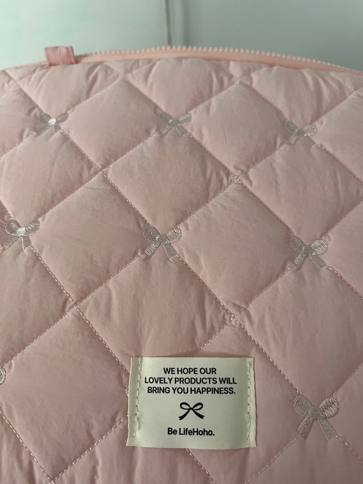 Sıfır laptop çantası pembe nakışlı33,02/35,56 cm - Görsel 5