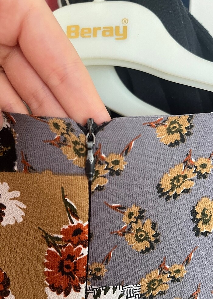 Çiçekli köy elbisesi ;)) l-xl - Görsel 3