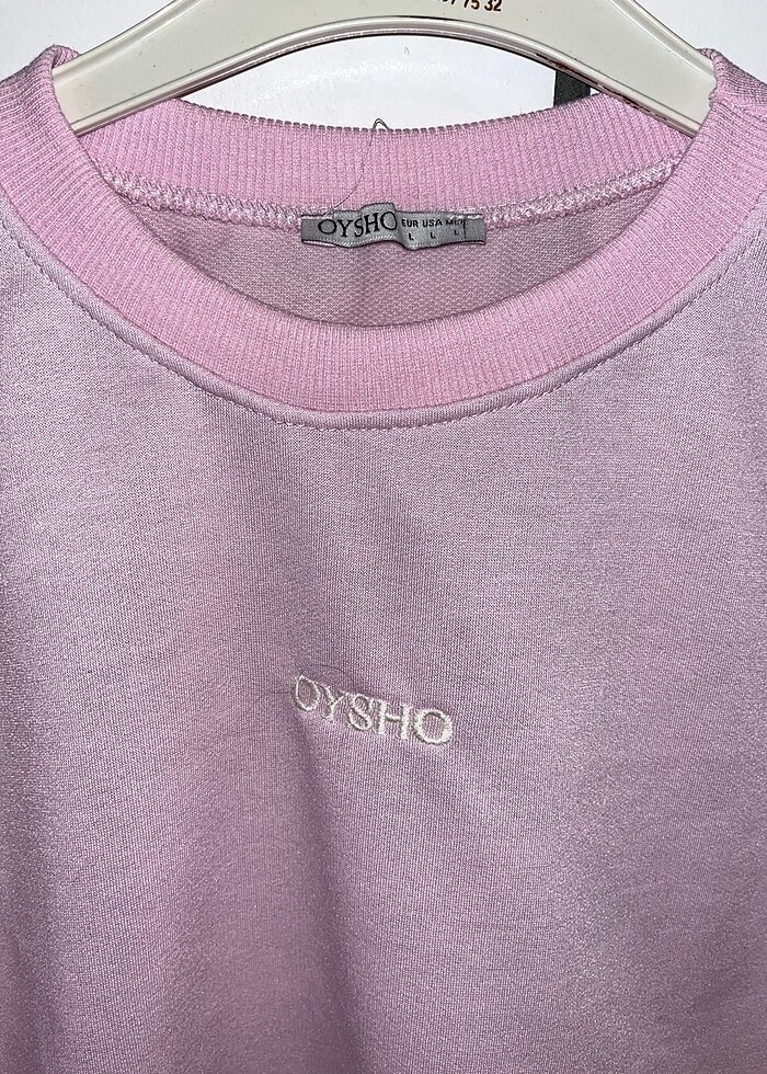 Oysho l beden pembe crop - Görsel 2