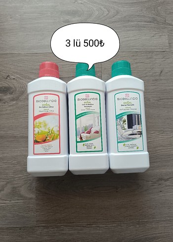Biobellinda Doğal Şampuan Seti 3'lü 500