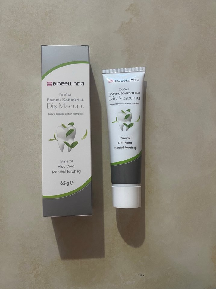 Doğal Bambu Karbonlu Diş Macunu 65g - Görsel 2
