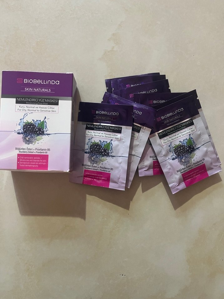 Biobellinda Nemlendirici Yüz Maskesi - Görsel 3