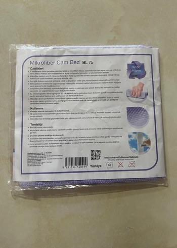 Biobellinda Mikrofiber Cam Bezi Gri-Mor - Görsel 2