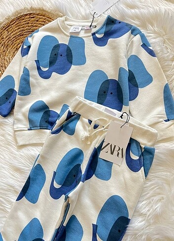 ZARA FİLLİ BASKILI EŞOFMAN TAKIM 18/24
