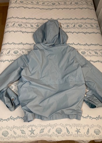 LCW Kapüşonlu Bebek Mavisi Yağmurluk - Görsel 2