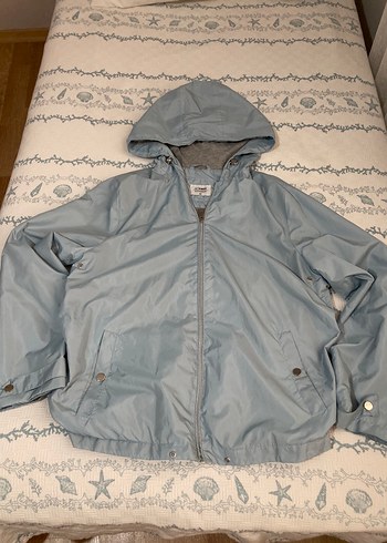 LCW Kapüşonlu Bebek Mavisi Yağmurluk - Görsel 3