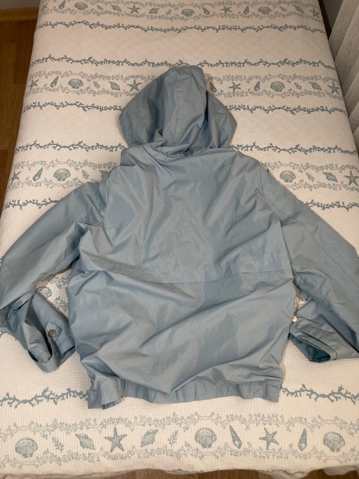 LCW Kapüşonlu Bebek Mavisi Yağmurluk - Görsel 2