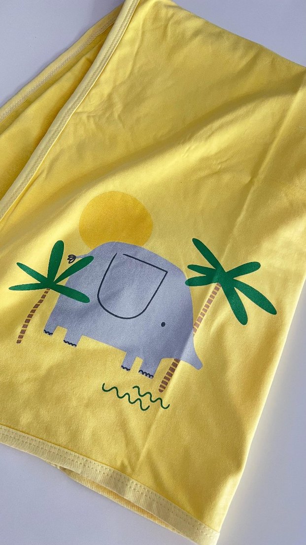 Fil Desenli Çocuk Battaniyesi - Görsel 2