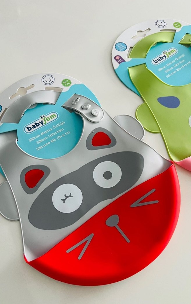 babyJem Renkli Silikon Mama Önlüğü - Görsel 3