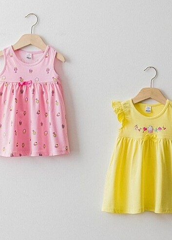2'li bebek elbise