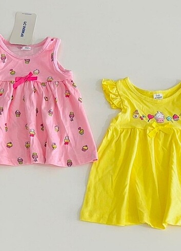 LC Waikiki 2'li bebek elbise