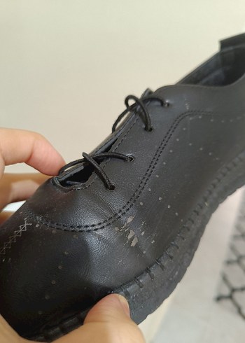 kadın Siyah Günlük Klasik Ayakkabı - Görsel 6