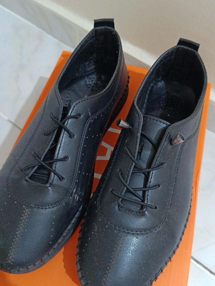 kadın Siyah Günlük Klasik Ayakkabı - Görsel 3