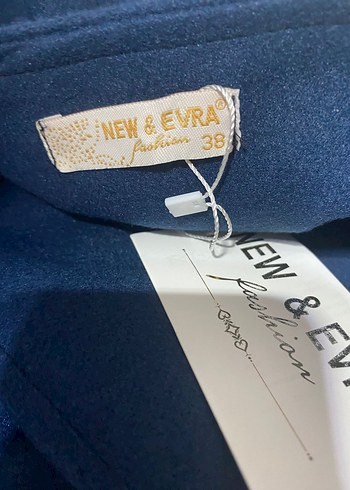 Parlak Mavi Midi Hamile Eteği - Görsel 2