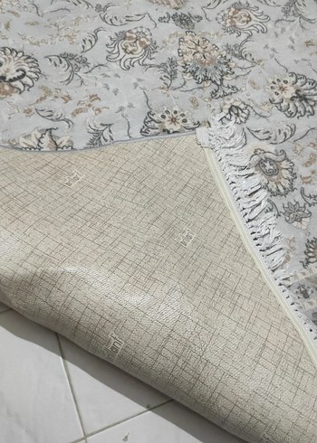 Gri Beyaz Nakışlı Klasik Halı 4 kare metre - Görsel 2