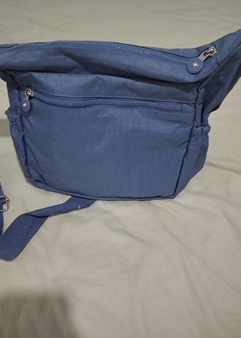 Mavi Fermuarlı Kadın Postacı Çanta - Görsel 3