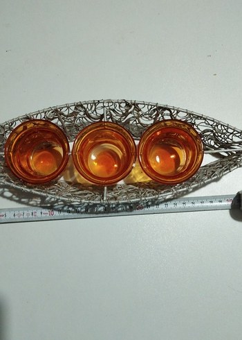 Paşabahçe Kayık Tealight Turuncu Mumluk - Görsel 4